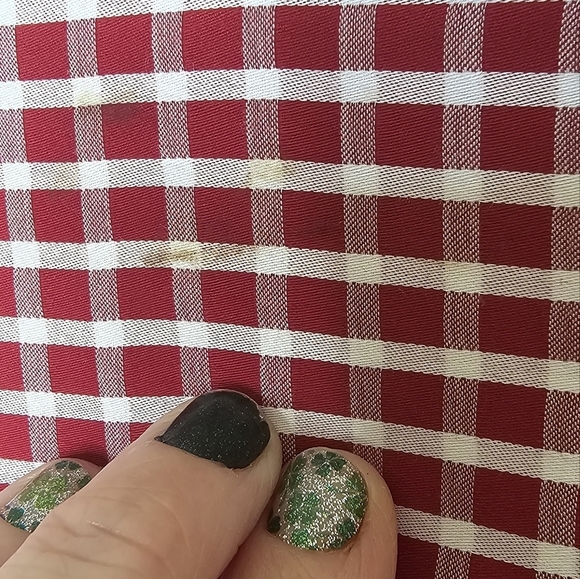 Robert Talbott Carmel Red White Plaid Button Down Long Sleeve Shirt Size L Large - Picture 11 of 12